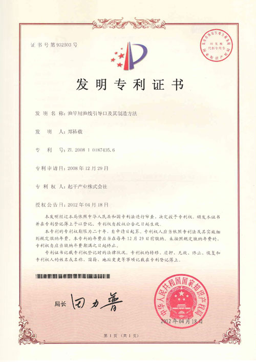 CHINA PATENT